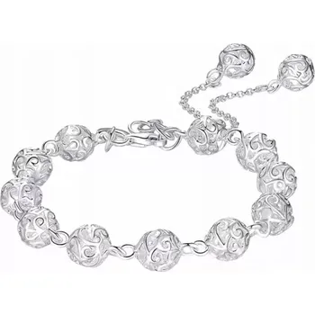 Náramek Stříbrný náramek na ruku DN18 (Dámský stříbrný náramek v délce 19 cm, lze zkrátit na 16 cm)