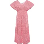 Dámské šaty ALPINE PRO GRAANA velikost XS calypso coral