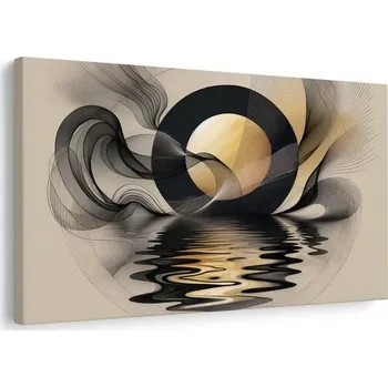 Obraz Dovido Obraz abstraktní měsíc u vody