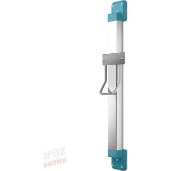 Vysoušeč rukou Držák na vysoušeč vlasů Franke KWC ACDR0003 (výškově nastavitelný, modrý lem)