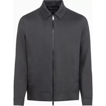 Pánská casual bunda PORSCHE DESIGN Active driving blouson Lehká bunda s podšívkou pro jarní a podzimní období antracitově šedá (Sportovní, elegantní blousonová bunda rovného střihu.)