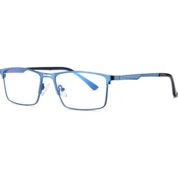 Brýlová obroučka Kovové brýle proti modrému světlu - Unisex, modré
