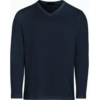 Pánské tričko PORSCHE DESIGN Long-sleeve V-neck T-shirt Tričko s dlouhým rukávem a výstřihem do V námořní modrá (Minimalistická košile s dlouhým rukávem s dvojitým přehnutým výstřihem do V.)