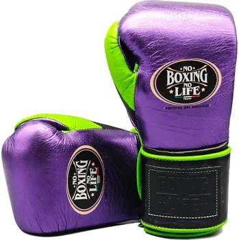 Boxerské rukavice Boxerské rukavice No Boxing No Life Velcro - fialové