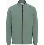 PORSCHE DESIGN Woven tech jacket Bunda tkaná sportovní tech funkční eukalyptová zelená (Vysoce kvalitní bunda od Porsche Design vyrobená z recyklované strečové tkaniny. Reguluje vlhkost, odolává větru a dešti.)