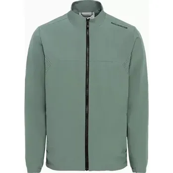 Pánská softshellová bunda PORSCHE DESIGN Woven tech jacket Bunda tkaná sportovní tech funkční eukalyptová zelená (Vysoce kvalitní bunda od Porsche Design vyrobená z recyklované strečové tkaniny. Reguluje vlhkost, odolává větru a dešti.)