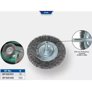 Nářadí pro automobil KS Tools Kotoučový kartáč, vrtačka KST BT103108