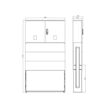 Rozvaděč Plastový rozpojovací rozváděč SR402/NKW5-OT PRE-G S7/4 10058 Esta