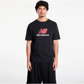 Pánské tričko Tričko New Balance Athletics Logo T-Shirt Black M