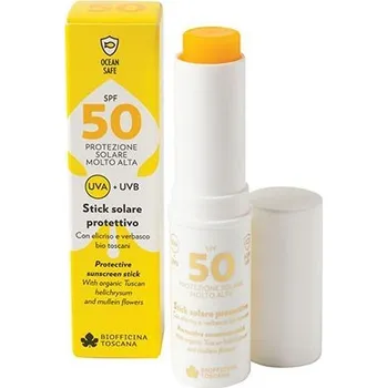 Přípravek na opalování Ochranná tyčinka na opalování SPF50 8ml Biofficina Toscana