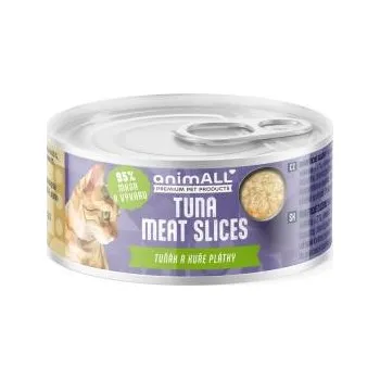 Krmivo pro kočku animALL konzerva kočka Tuňák a kuře plátky 80 g