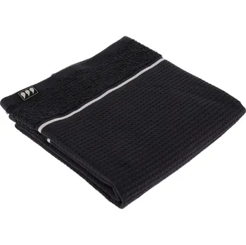 Tendance JAPANDI ručník na ruce, vaflová bavlna, 50 x 90 cm, Černá