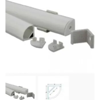 Stavební profil Lišta RS 761.041.02.2 16x16 Mléč 2m 25-10-804-55041