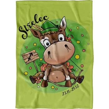 deka Deka 200 x 140 cm Koňská znamení - Střelec
