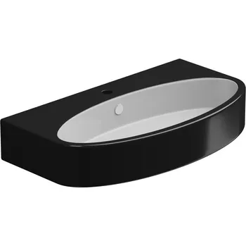 Umyvadlo Like 80BW keramické, dvoubarevné, 80x44 cm, LKLAVBW80BI000002