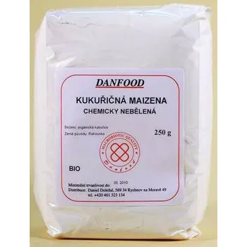 Škrob DANFOOD Kukuřičná maizena chemicky nebělená bio 250g