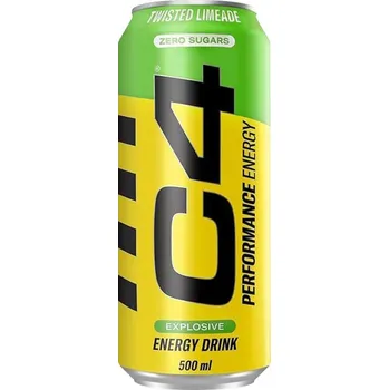 Energetický nápoj Cellucor C4 Explosive Energy Drink (500 ml, Twisted Limeade)