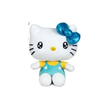 plyšák MikroTrading Hello Kitty sedící plyšová - 16 cm - 4 druhy Barva: Modrá