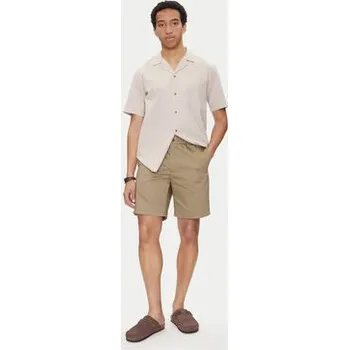 AMI Paris Šortky z materiálu HSO303.CO0103 Khaki Regular Fit M