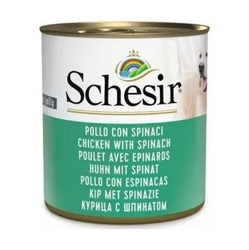 Pro koně Schesir Dog konz. Adult kuře/špenát 285g