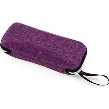Brýlová obroučka Pevné pouzdro na brýle se zipem - Tmavě fialová