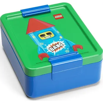 Stavebnice LEGO LEGO Rocket box na svačinu - modrá/zelená