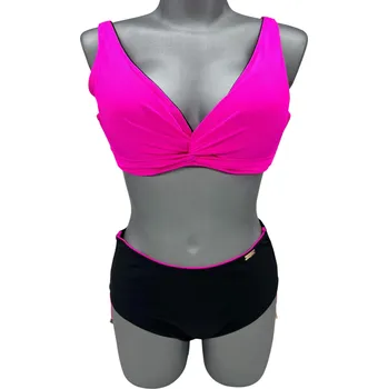 Dámské plavky Life Beach Dámské dvoudílné plavky AMANDA Barva: Růžová, Velikost: XL