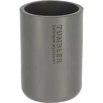 Držák na kartáček Tendance Kelímek na zubní kartáček SAVA, Ø 7,5 cm, Šedý