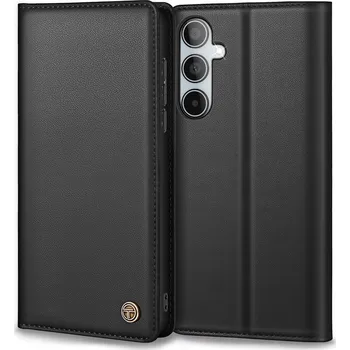 Pouzdro na mobilní telefon Thorhülle pouzdro Samsung Galaxy A35 5G černé kožené peněženka RFID stojánek
