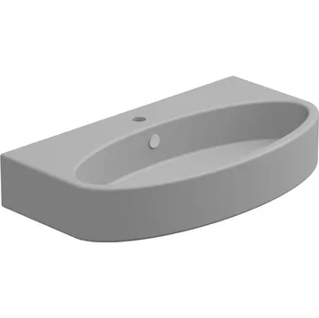 Umyvadlo Umyvadlo Like 80BW keramické, perla matná, 80x44 cm, LKLAVBW80033