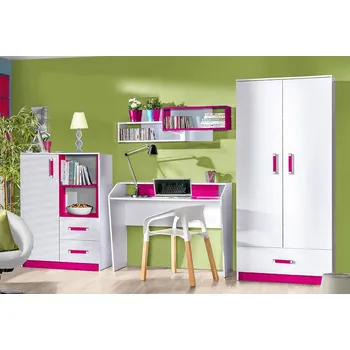 Dětský pokoj Domel Dětský pokoj Trafiko sestava 6 Barevné provedení: bílá + šedá