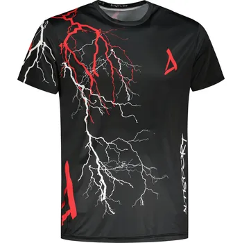 Pánské triko premium ALTISPORT VOJ/ALM004TR01 ČERNOČERVENÁ 4XL