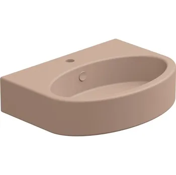 Umyvadlo Like 60BW keramické, cipria matná, 60x44 cm, LKLAVBW60032