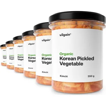 Omáčka Vilgain Fermentovaná zelenina BIO – 6× korejské kimchi 350 g