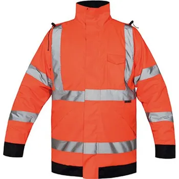 Pláštěnka Korntex Tampere Hi-Vis bunda do deště KX804 Signal Orange XL