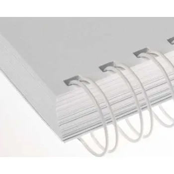 Vázací hřbet Kovové hřbety RENZ (2/1") 38 mm - 20 ks, bílá