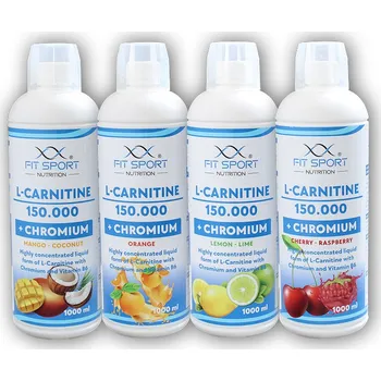 Spalovač tuku L-Carnitine 150000 + Chromium 1000ml cherry raspberry