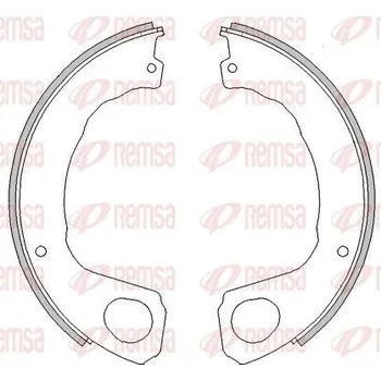 Brzdová čelist, parkovací brzda REMSA 4453.00