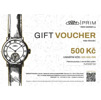 Dárkový potravinový koš Dárkový poukaz 500 Kč - Dárkový poukaz 500