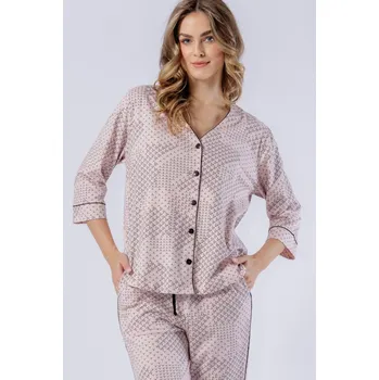 Dámské noční prádlo JAKS Dámské pyžamo světle růžové Velikost: XL