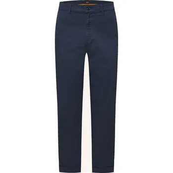 Pánské kalhoty Boss Pánské Chino Kalhoty Turn Up Regular Fit, tmavě modrá, 32