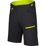 Pánské volné kalhoty ETAPE FREEDOM 3.0, černá/limeta, velikost 4XL (odnímatelné vnitřní elastické kalhoty)
