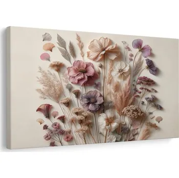 Obraz Dovido Obraz vintage květiny na světlém pozadí