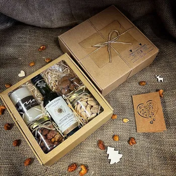 Nutworld.cz Párty box se svíčkou neprůhledná krabice Jaké vínko dáme: Veltlínské zelené, suché, Znovín, 0,187l