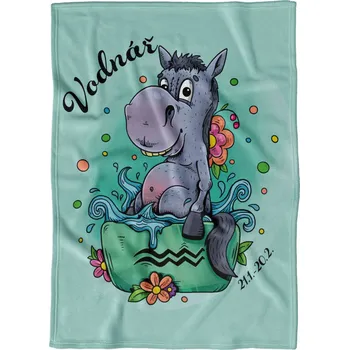 deka Deka 200 x 140 cm Koňská znamení - Vodnář