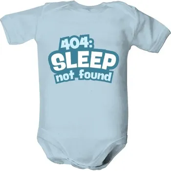 Kojenecké oblečení Dětské body s potiskem Sleep not found dětské