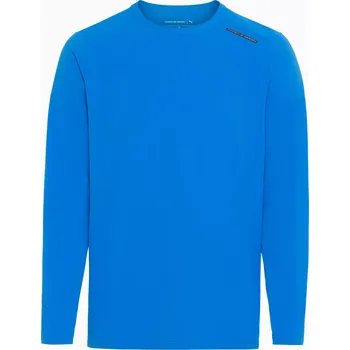 Pánské tričko PORSCHE DESIGN Active long-sleeved top Tričko funkční s dlouhým rukávem ultra modrá (Funkční košile s dlouhým rukávem od Porsche Design se strečovou tkaninou a úpravou regulující vlhkost.)