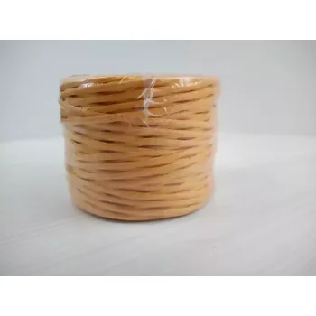 kreativní sada Papírový provázek barvený žlutý