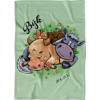 deka Deka 200 x 140 cm Koňská znamení - Býk