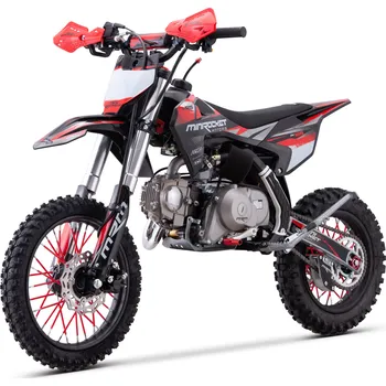 malá motorka Minib Pitbike MiniRocket DK125 14/12 el startér, řazení se spojkou, sedlo 70cm, černý